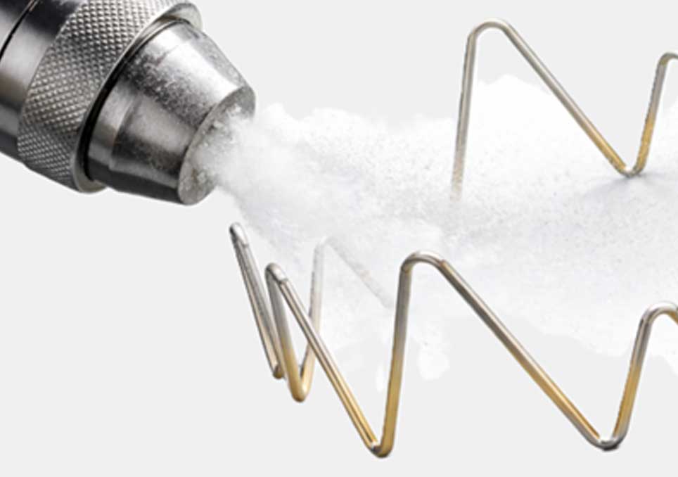 Verschiedene Strahlmittel Verschiedene Strahlmittel